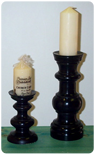 Candlesticks and giftware turned in Cornwall by Duncan Askew at Anduecraft
